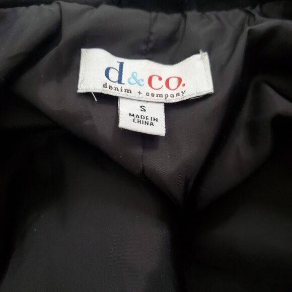 Denim & Co. Black Suede Shirt Jacket Shacket - Picture 6 of 8